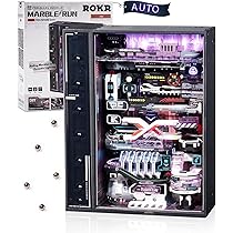 ROKR MARBLE RUN DIYキット Amazon | ROKR 立体パズル 電動マーブルラン 宇宙港 可動式